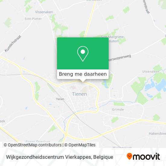 Wijkgezondheidscentrum Vierkappes kaart