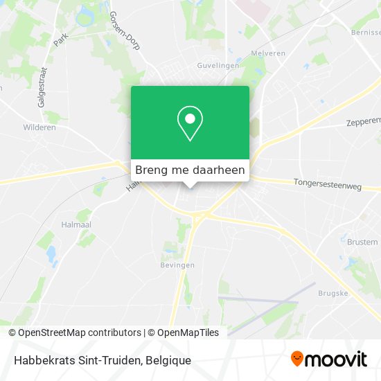 Habbekrats Sint-Truiden kaart