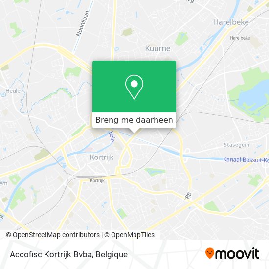 Accofisc Kortrijk Bvba kaart