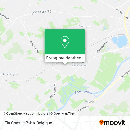 Fin-Consult Bvba kaart