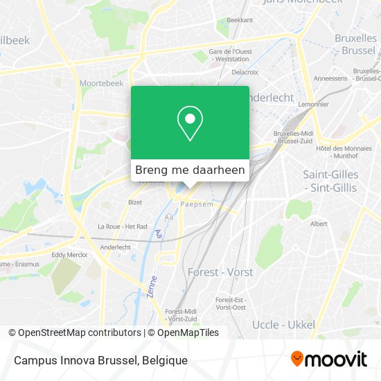 Campus Innova Brussel kaart