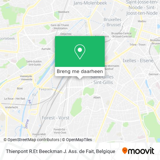 Thienpont R.Et Beeckman J. Ass. de Fait kaart