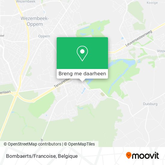 Bombaerts/Francoise kaart