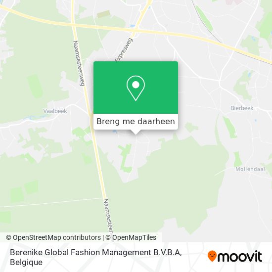 Berenike Global Fashion Management B.V.B.A kaart