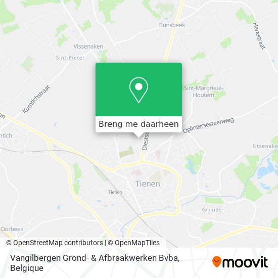 Vangilbergen Grond- & Afbraakwerken Bvba kaart