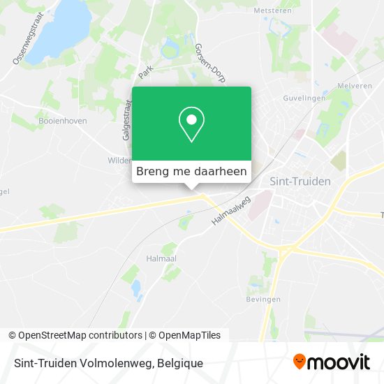 Sint-Truiden Volmolenweg kaart