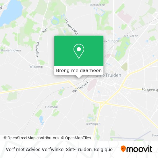 Verf met Advies Verfwinkel Sint-Truiden kaart