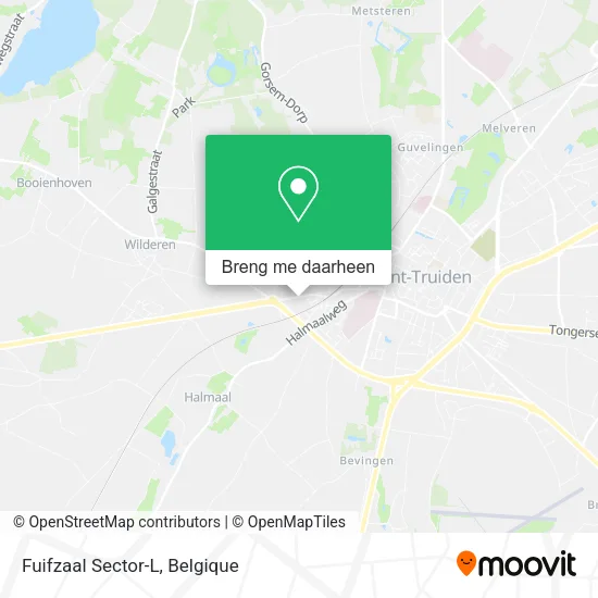 Fuifzaal Sector-L kaart