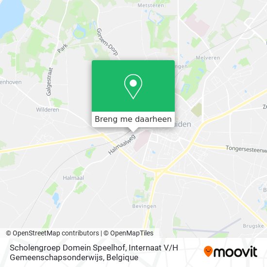 Scholengroep Domein Speelhof, Internaat V / H Gemeenschapsonderwijs kaart