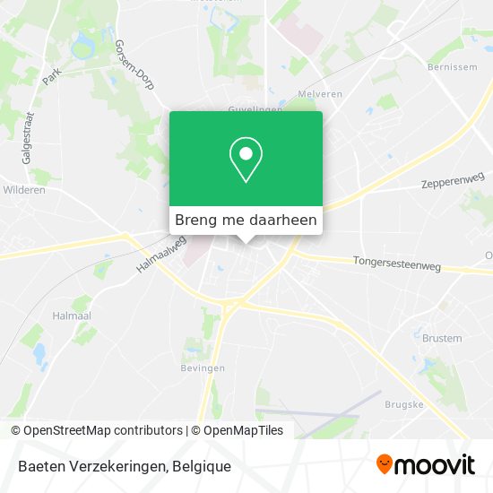 Baeten Verzekeringen kaart