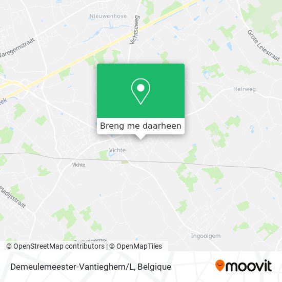 Demeulemeester-Vantieghem/L kaart