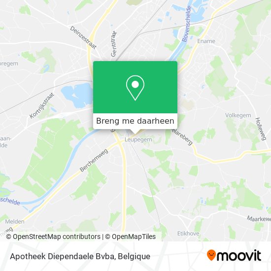 Apotheek Diependaele Bvba kaart
