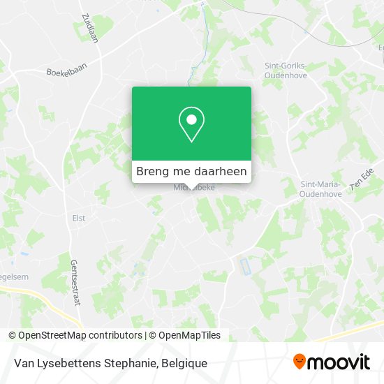 Van Lysebettens Stephanie kaart