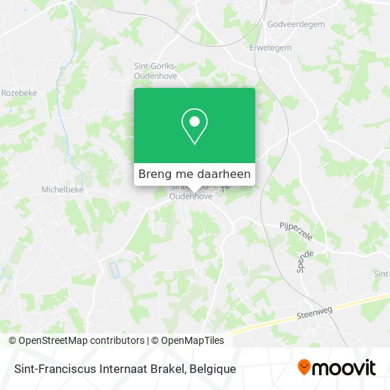 Sint-Franciscus Internaat Brakel kaart