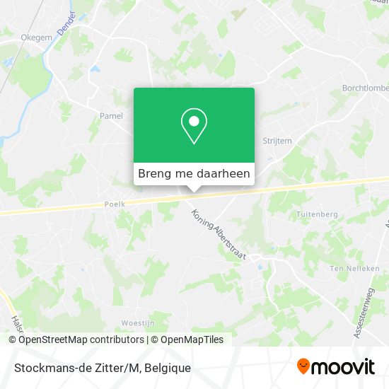 Stockmans-de Zitter/M kaart
