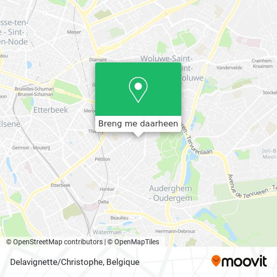 Delavignette/Christophe kaart