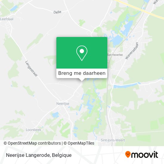 Neerijse Langerode kaart