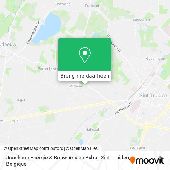 Joachims Energie & Bouw Advies Bvba - Sint-Truiden kaart
