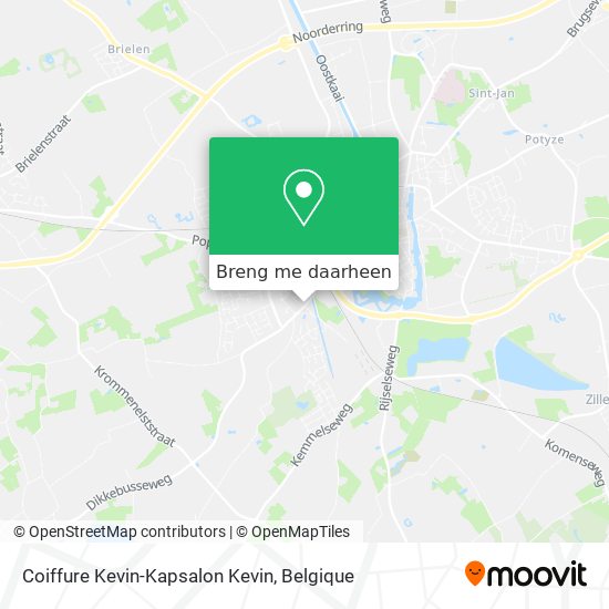 Coiffure Kevin-Kapsalon Kevin kaart