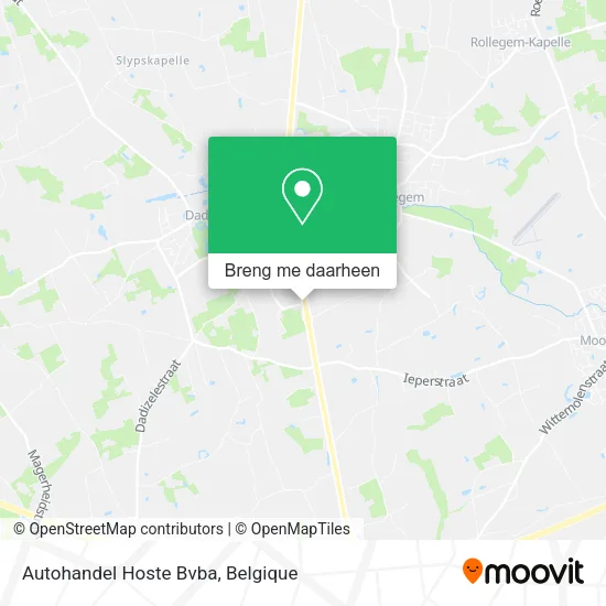 Autohandel Hoste Bvba kaart