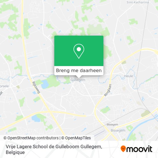 Vrije Lagere School de Gulleboom Gullegem kaart