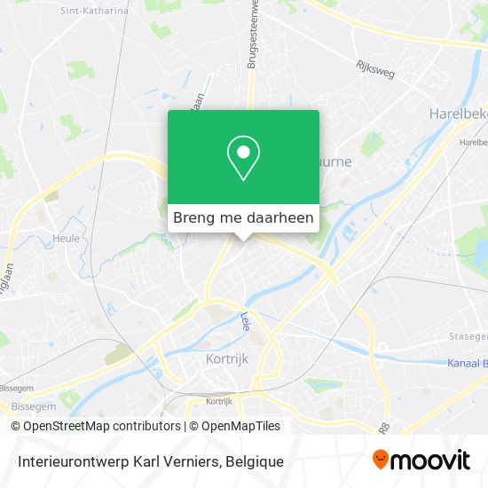Interieurontwerp Karl Verniers kaart