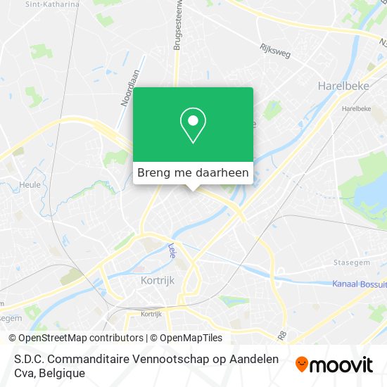 S.D.C. Commanditaire Vennootschap op Aandelen Cva kaart