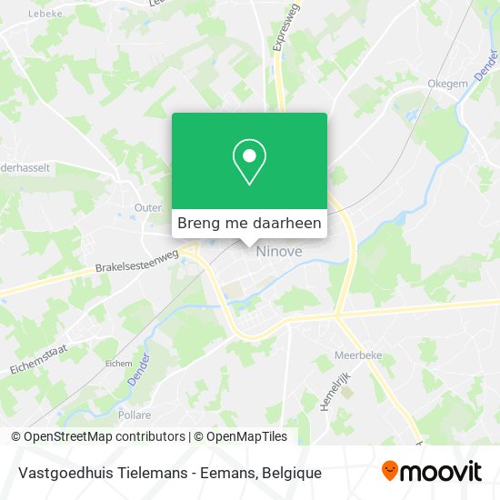 Vastgoedhuis Tielemans - Eemans kaart
