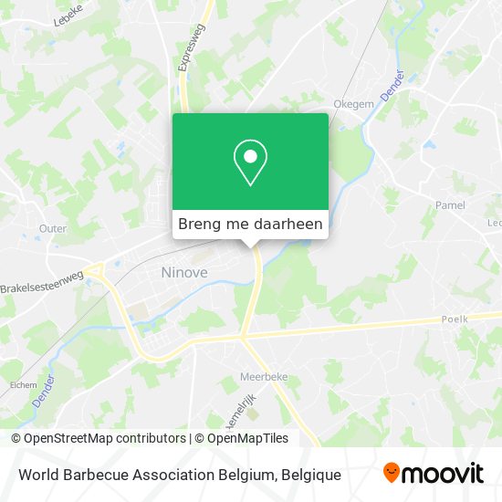 World Barbecue Association Belgium kaart
