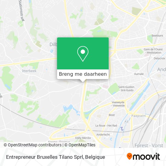 Entrepreneur Bruxelles Tilano Sprl kaart