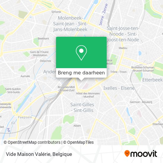 Vide Maison Valérie kaart