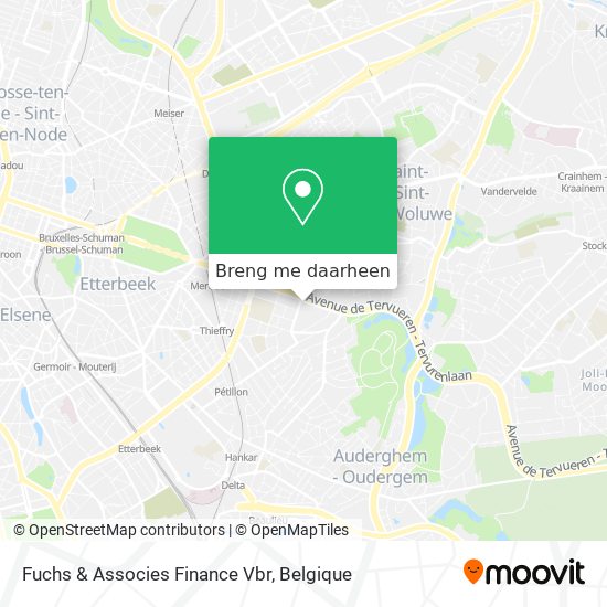 Fuchs & Associes Finance Vbr kaart