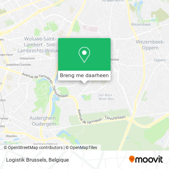 Logistik Brussels kaart
