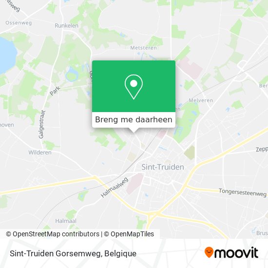 Sint-Truiden Gorsemweg kaart
