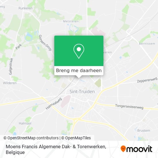 Moens Francis Algemene Dak- & Torenwerken kaart