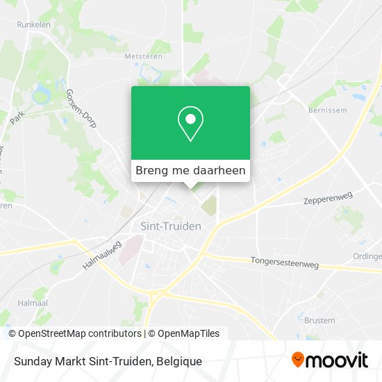 Sunday Markt Sint-Truiden kaart