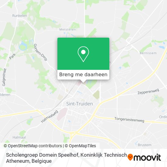 Scholengroep Domein Speelhof, Koninklijk Technisch Atheneum kaart