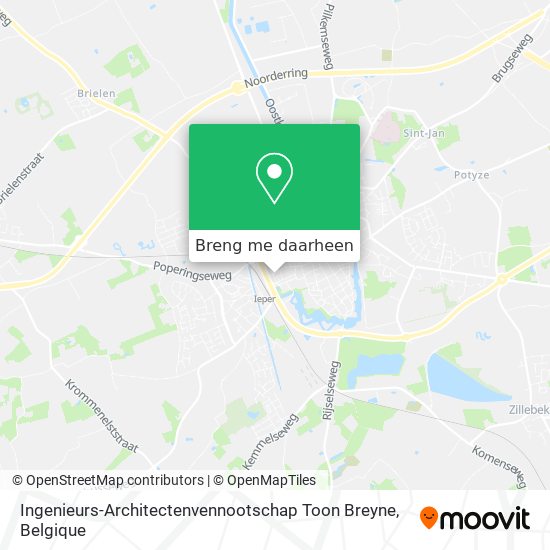 Ingenieurs-Architectenvennootschap Toon Breyne kaart