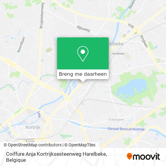 Coiffure Anja Kortrijksesteenweg Harelbeke kaart