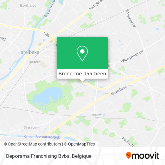 Deporama Franchising Bvba kaart