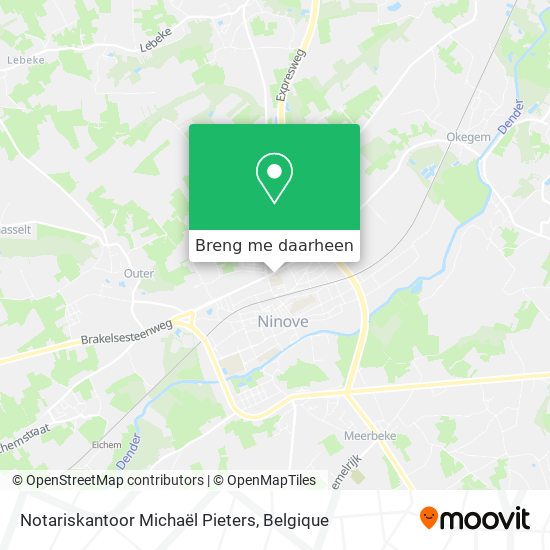 Notariskantoor Michaël Pieters kaart