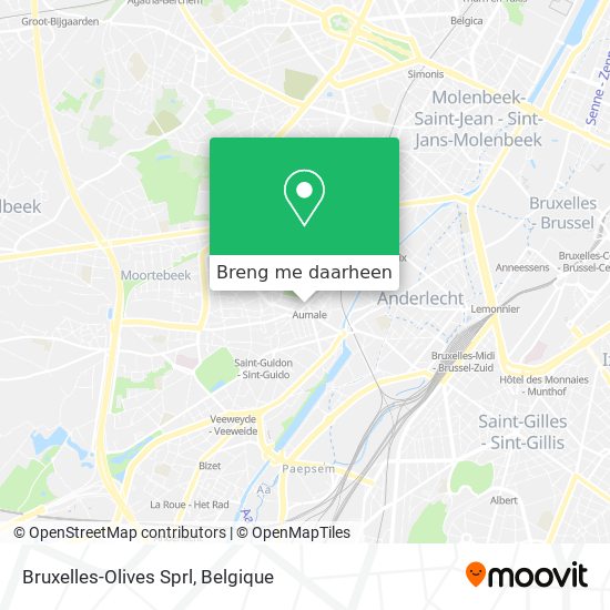 Bruxelles-Olives Sprl kaart