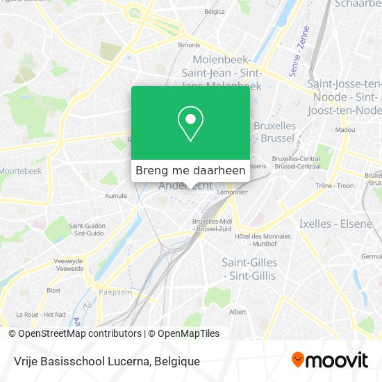 Vrije Basisschool Lucerna kaart