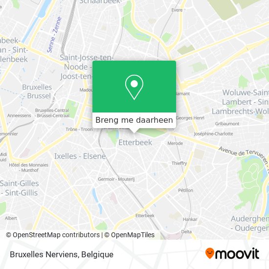 Bruxelles Nerviens kaart