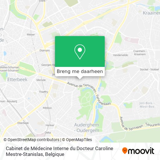 Cabinet de Médecine Interne du Docteur Caroline Mestre-Stanislas kaart