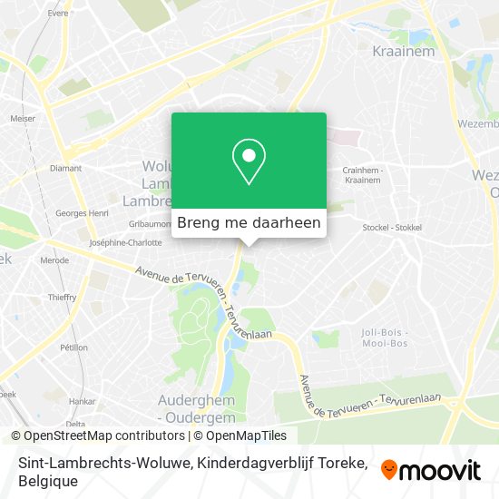 Sint-Lambrechts-Woluwe, Kinderdagverblijf Toreke kaart