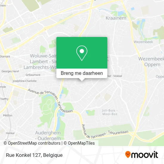 Rue Konkel 127 kaart