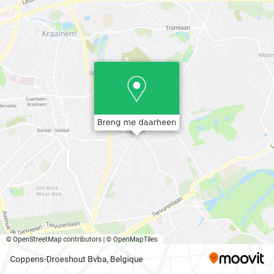 Coppens-Droeshout Bvba kaart
