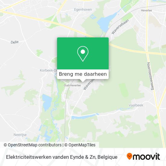 Elektriciteitswerken vanden Eynde & Zn kaart