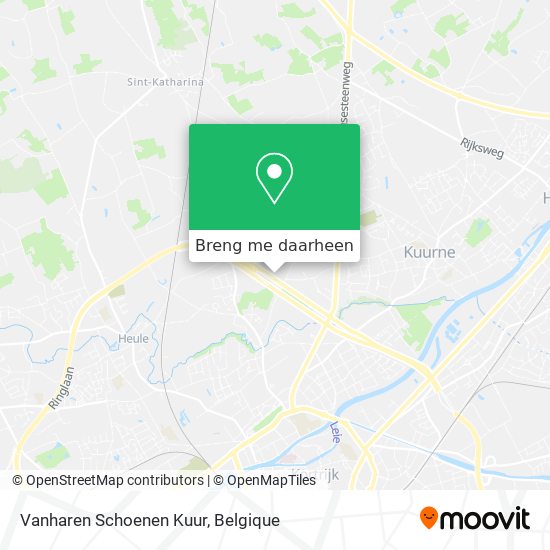 Vanharen Schoenen Kuur kaart